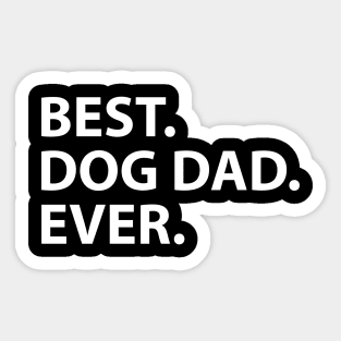 Best dog dad Sticker